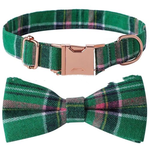 Pet Bow Dog Collar Metal Buckle