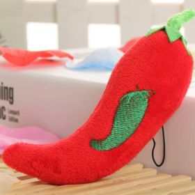 Fruits And Vegetables Little Doll Stuffed Toy Pendant (Option: Red Chilli-6cmto13cm)
