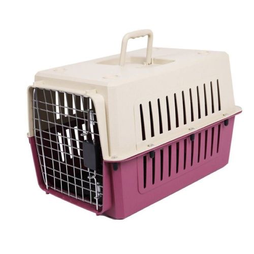 Portable Pet Box Cat & Dog Carrier Cage with Chrome Door Portable Pet Box Cat & Dog Carrier Cage with Chrome Door